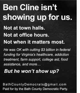 Ben Cline isn’t showing up for us