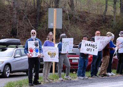 2025 Bath county Hands off Protest