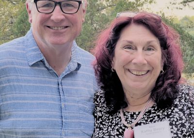 Kathy Beery with Bath County Democrat